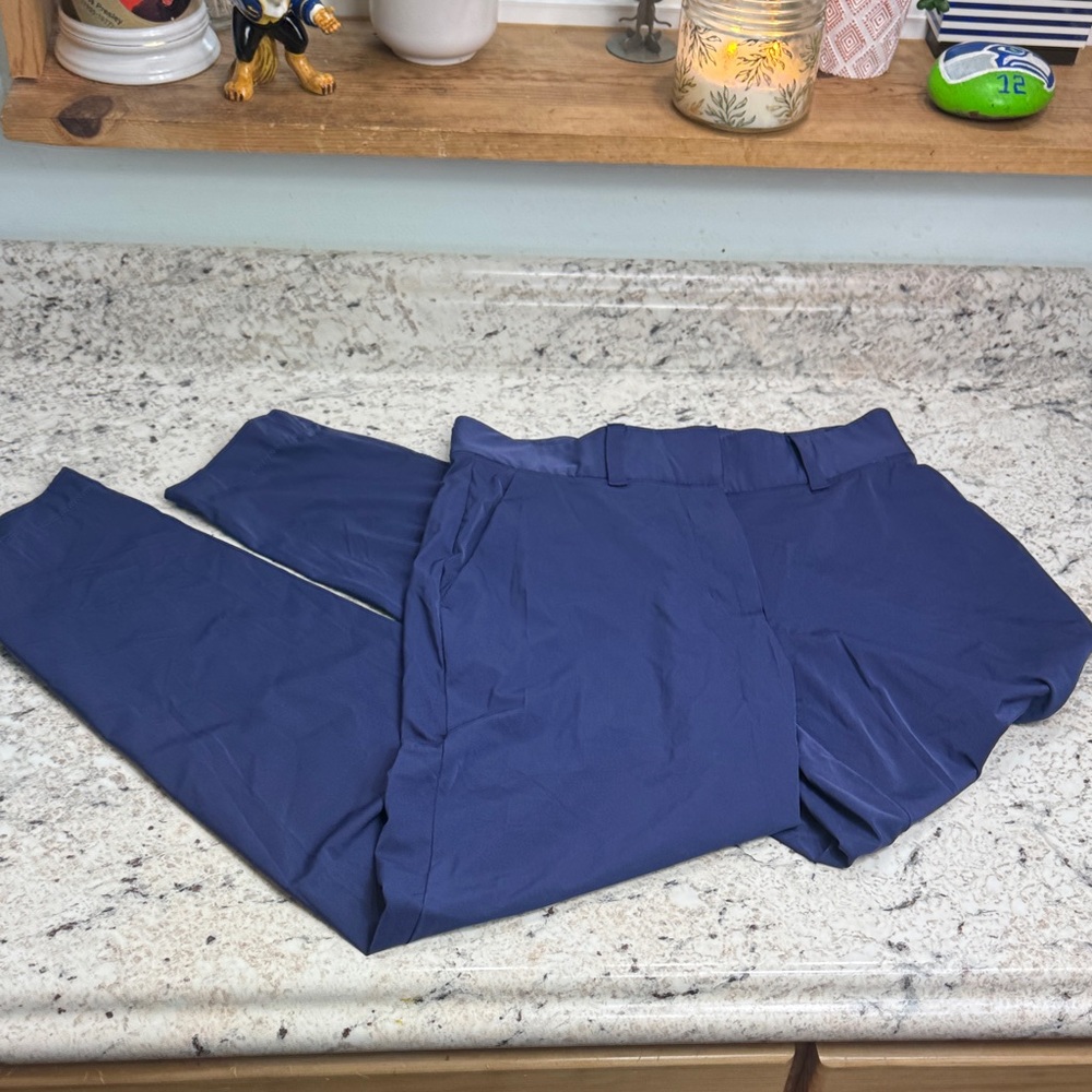 Nike Men's Navy Dri-Fit Pants. Size Small.